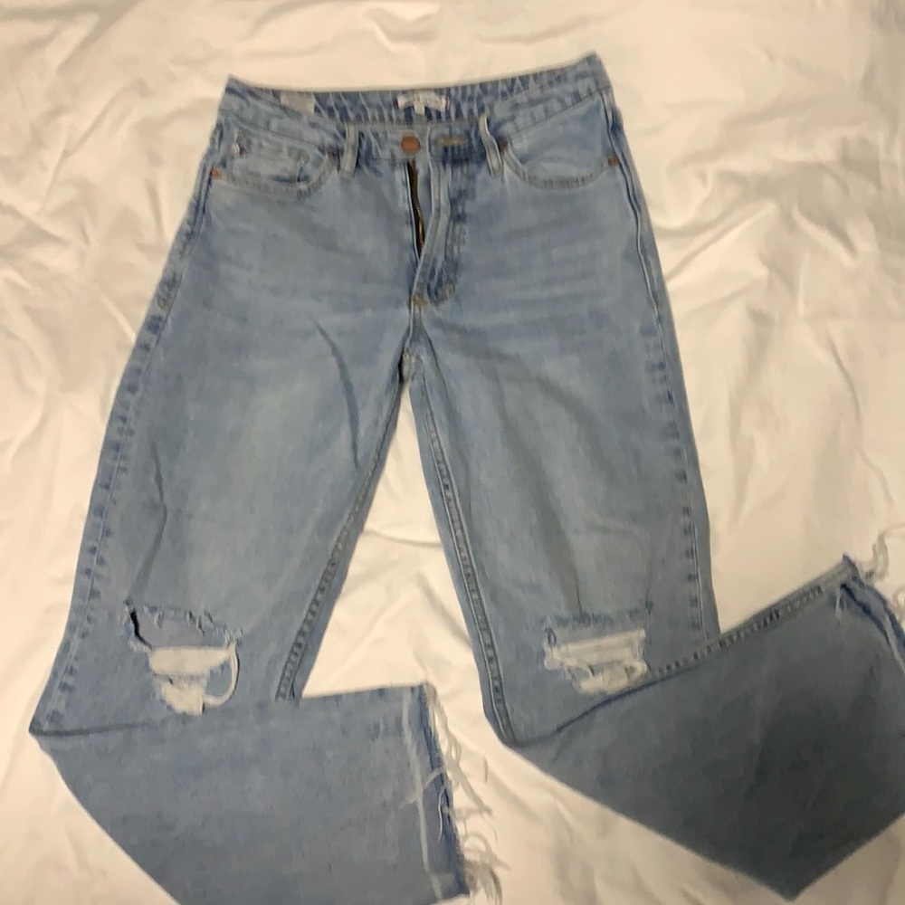 Dear John ripped knee, Capri MOM Jean